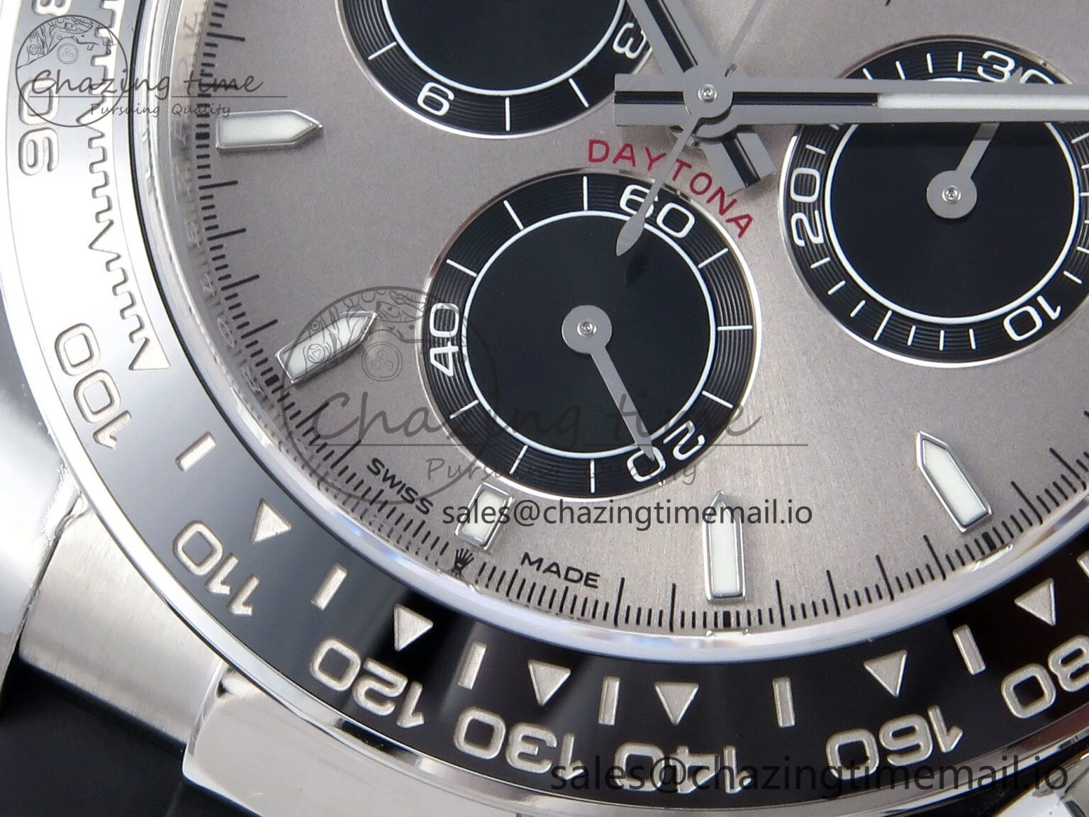 Compact Daytona 126519 SS VSF 1:1 Best Edition 904L Steel Gray Dial on Oysterflex Strap SH 857
