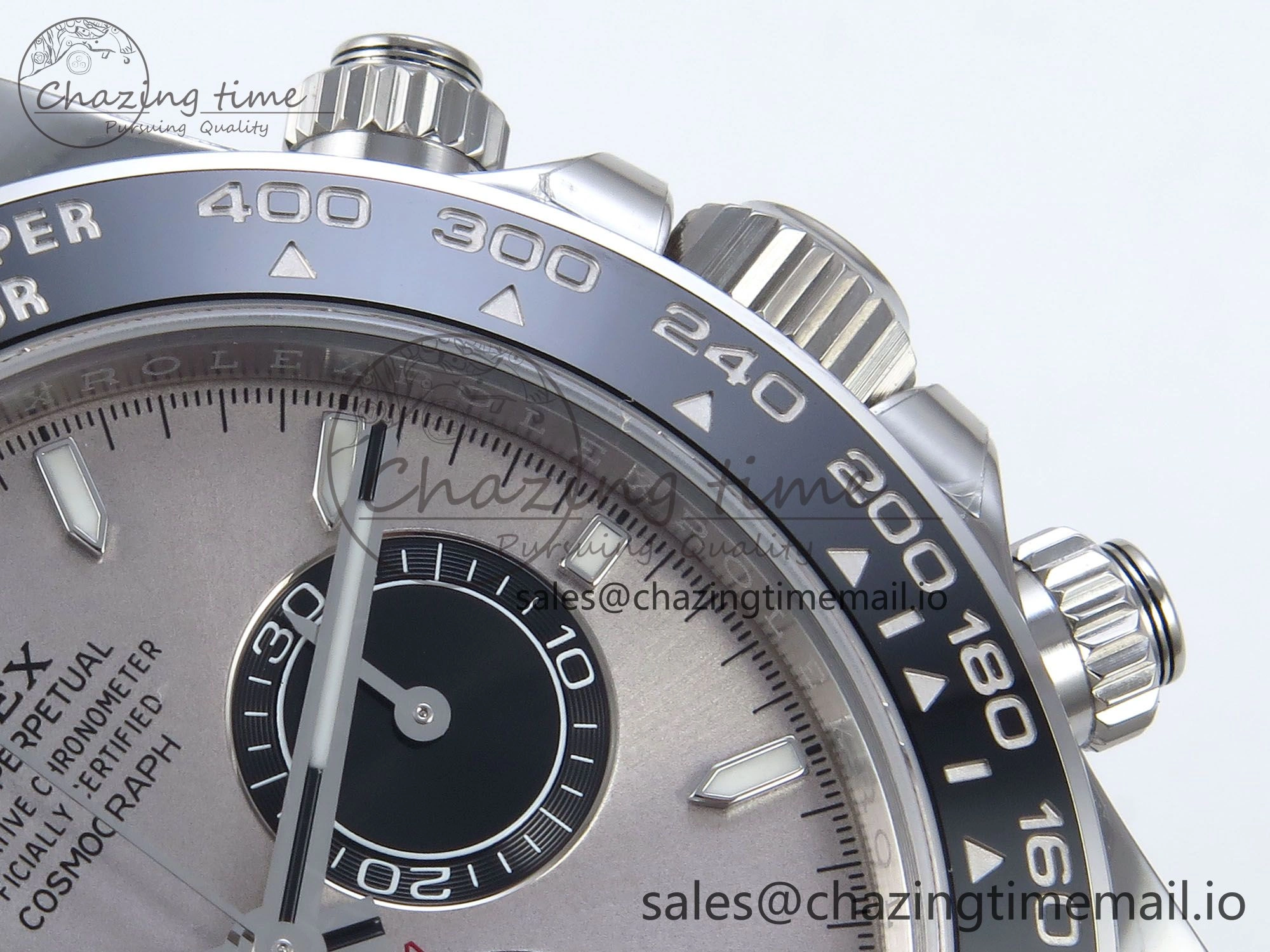 Compact Daytona 126519 SS VSF 1:1 Best Edition 904L Steel Gray Dial on Oysterflex Strap SH 857
