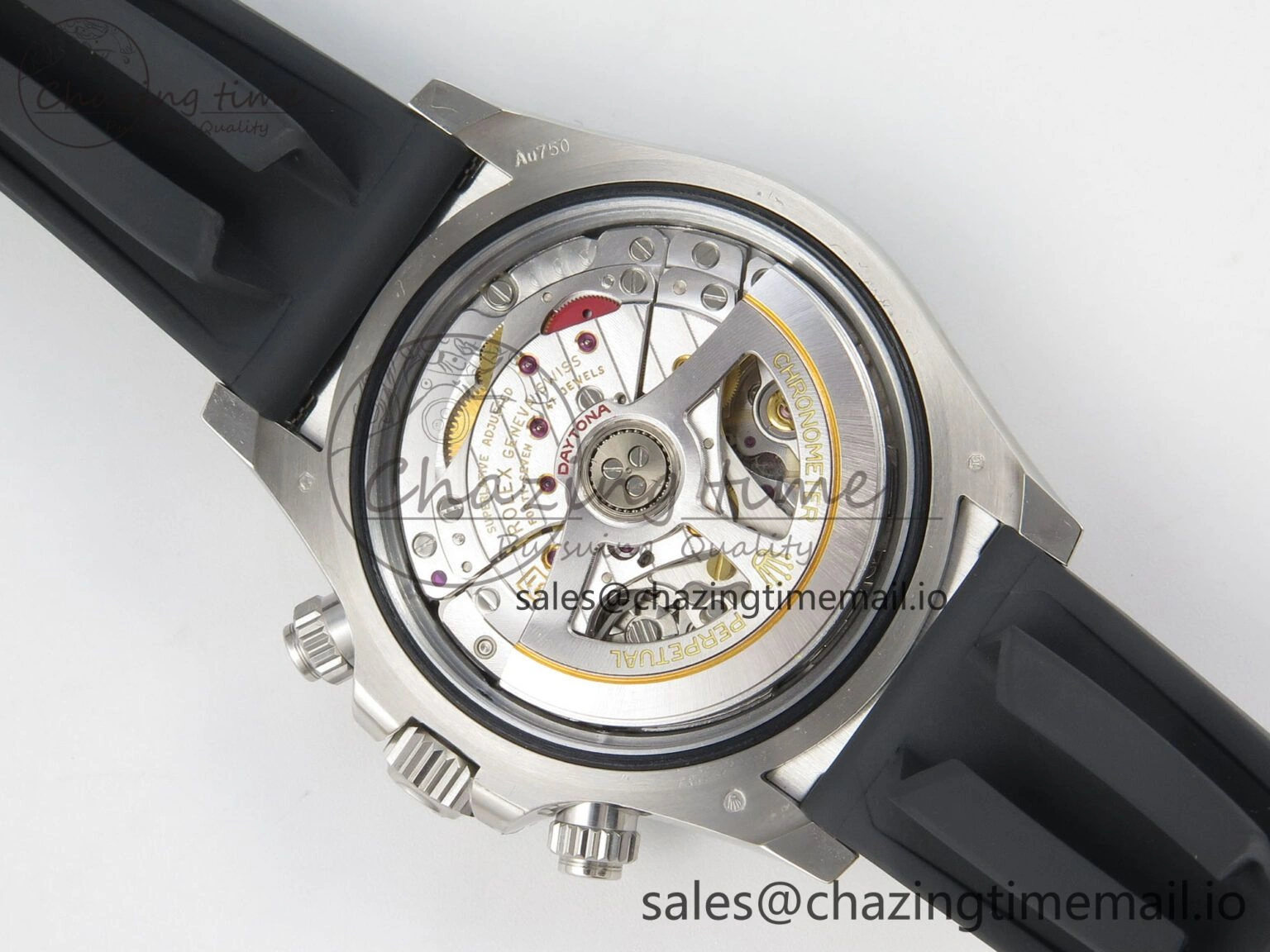 Daytona 126519 VSF 1:1 Best Edition Black Silver Diamonds Dial on Oysterflex Strap VS4131 V2 (Weighted) Lightweight 325