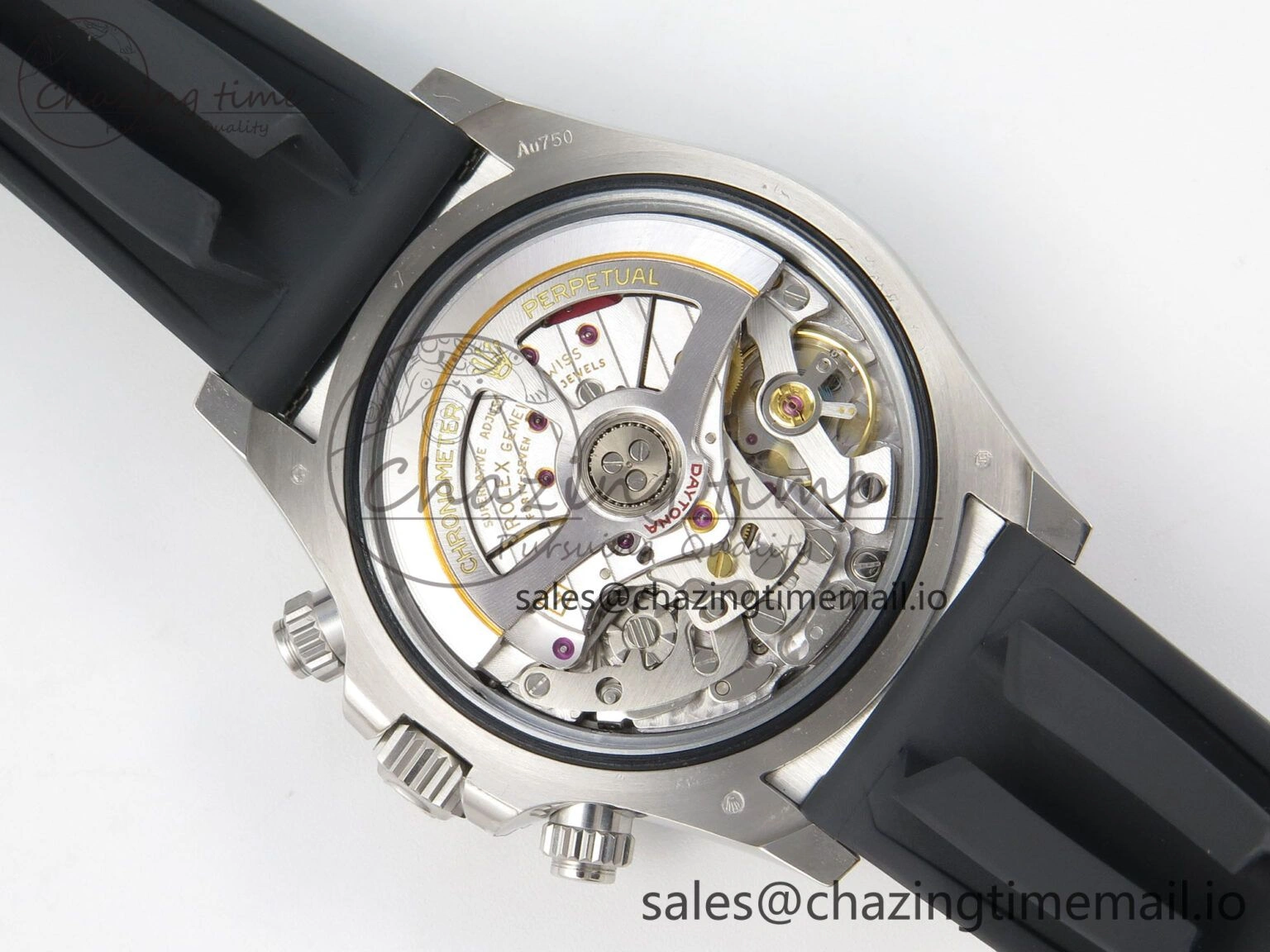 Daytona 126519 VSF 1:1 Best Edition Black Silver Diamonds Dial on Oysterflex Strap VS4131 V2 (Weighted) Lightweight 325