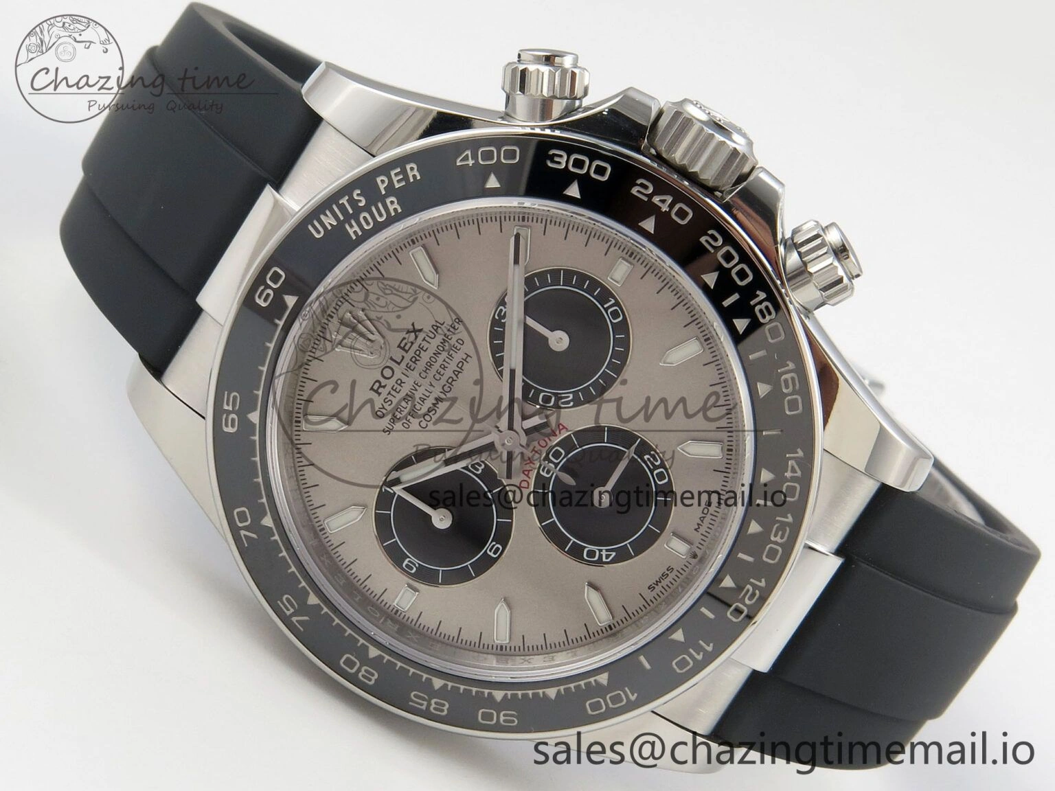 Reliable Daytona 126519 VSF 1:1 Best Edition Gray Black Dial on Oysterflex Strap VS4131 V2 (Weighted) 327
