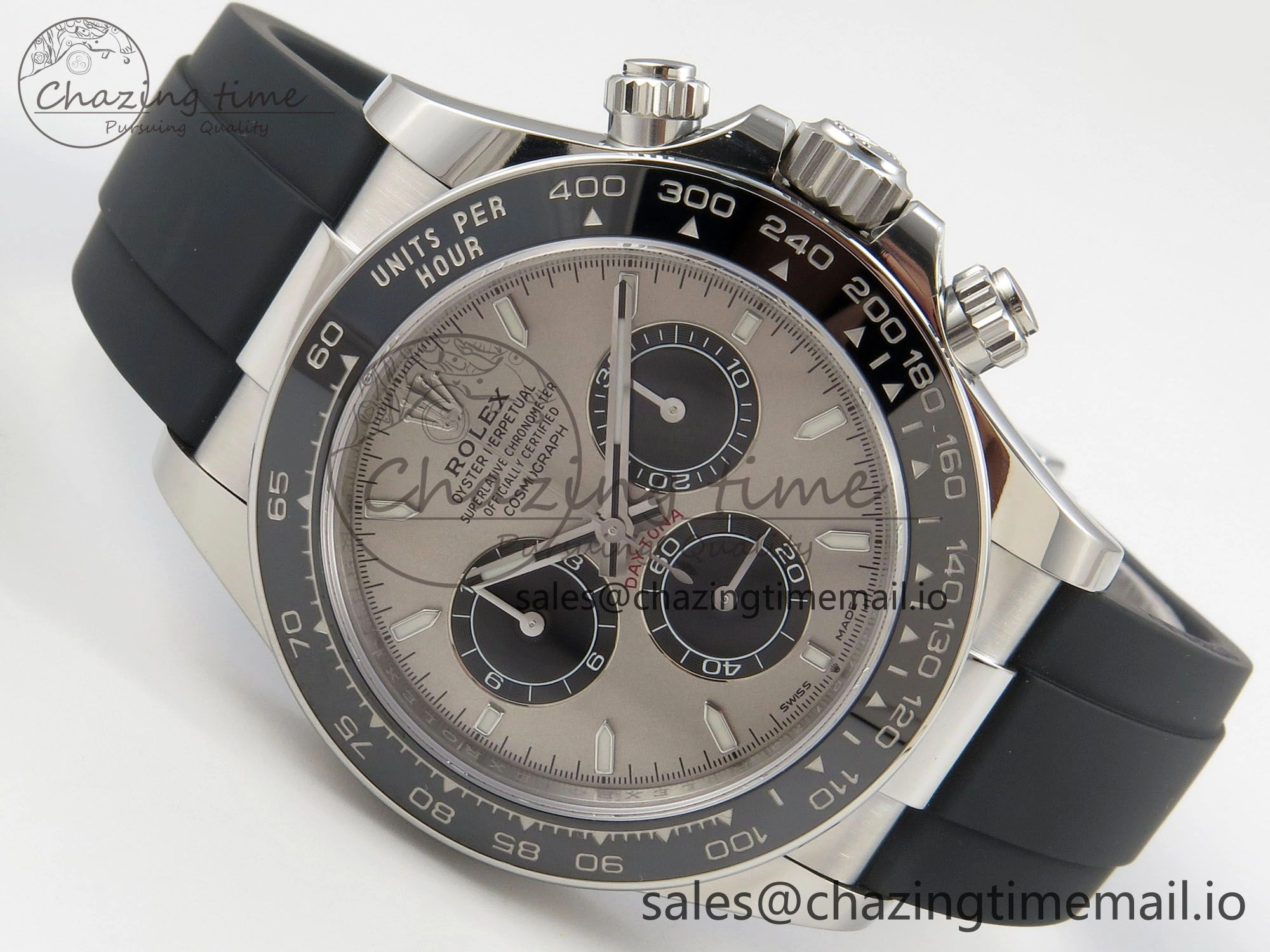 Reliable Daytona 126519 VSF 1:1 Best Edition Gray Black Dial on Oysterflex Strap VS4131 V2 (Weighted) 327