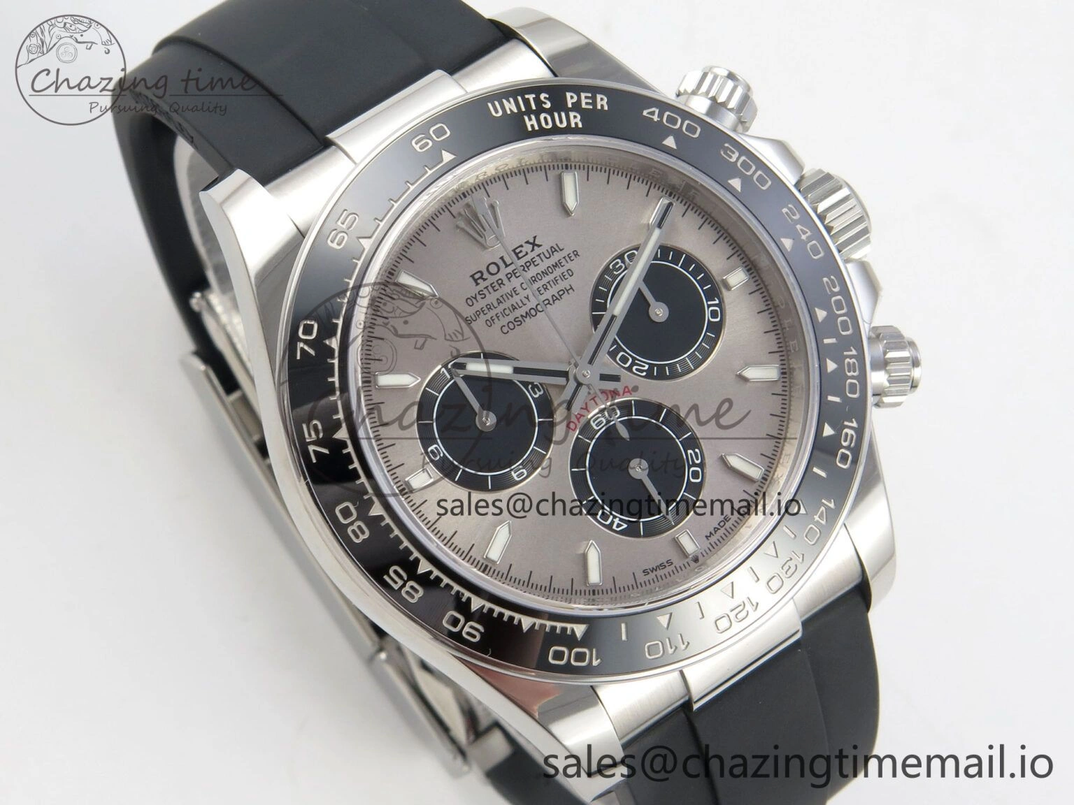 Reliable Daytona 126519 VSF 1:1 Best Edition Gray Black Dial on Oysterflex Strap VS4131 V2 (Weighted) 327