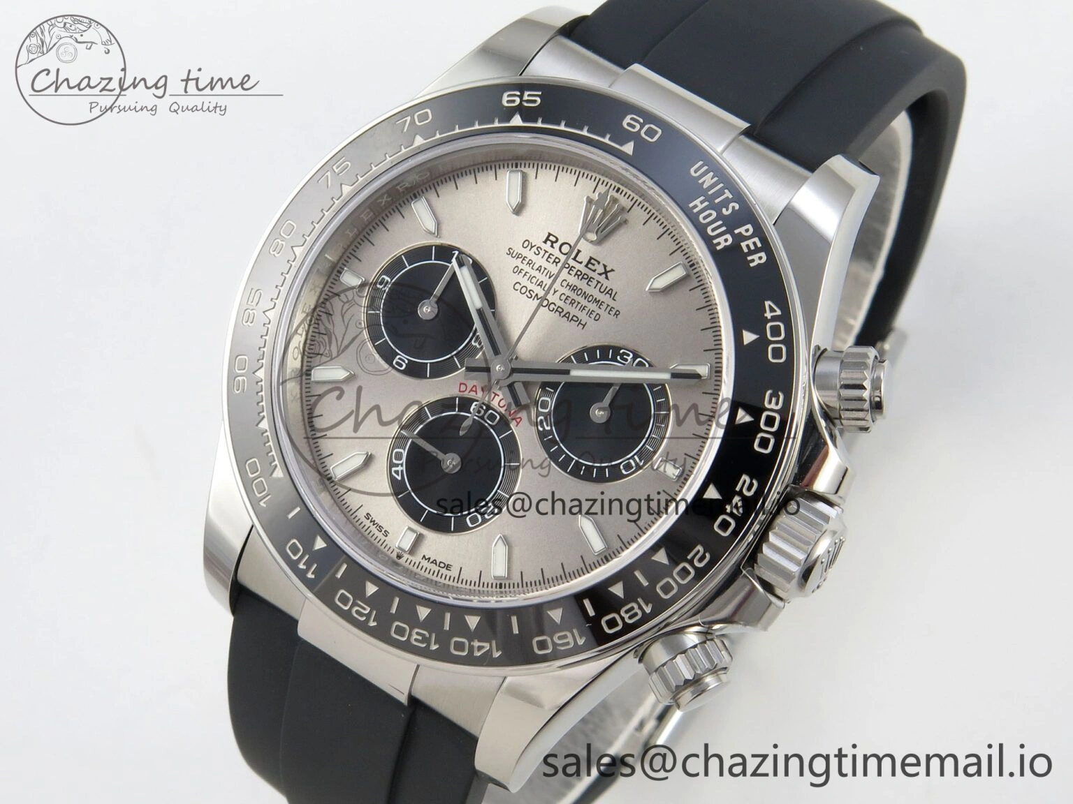 Reliable Daytona 126519 VSF 1:1 Best Edition Gray Black Dial on Oysterflex Strap VS4131 V2 (Weighted) 327