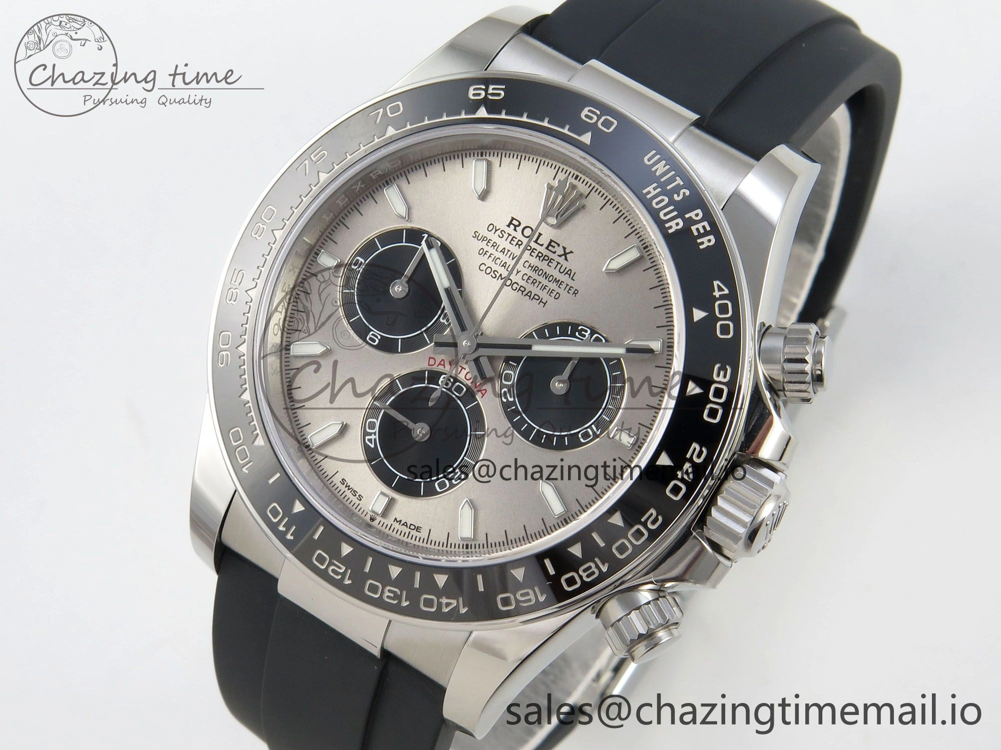 Reliable Daytona 126519 VSF 1:1 Best Edition Gray Black Dial on Oysterflex Strap VS4131 V2 (Weighted) 327