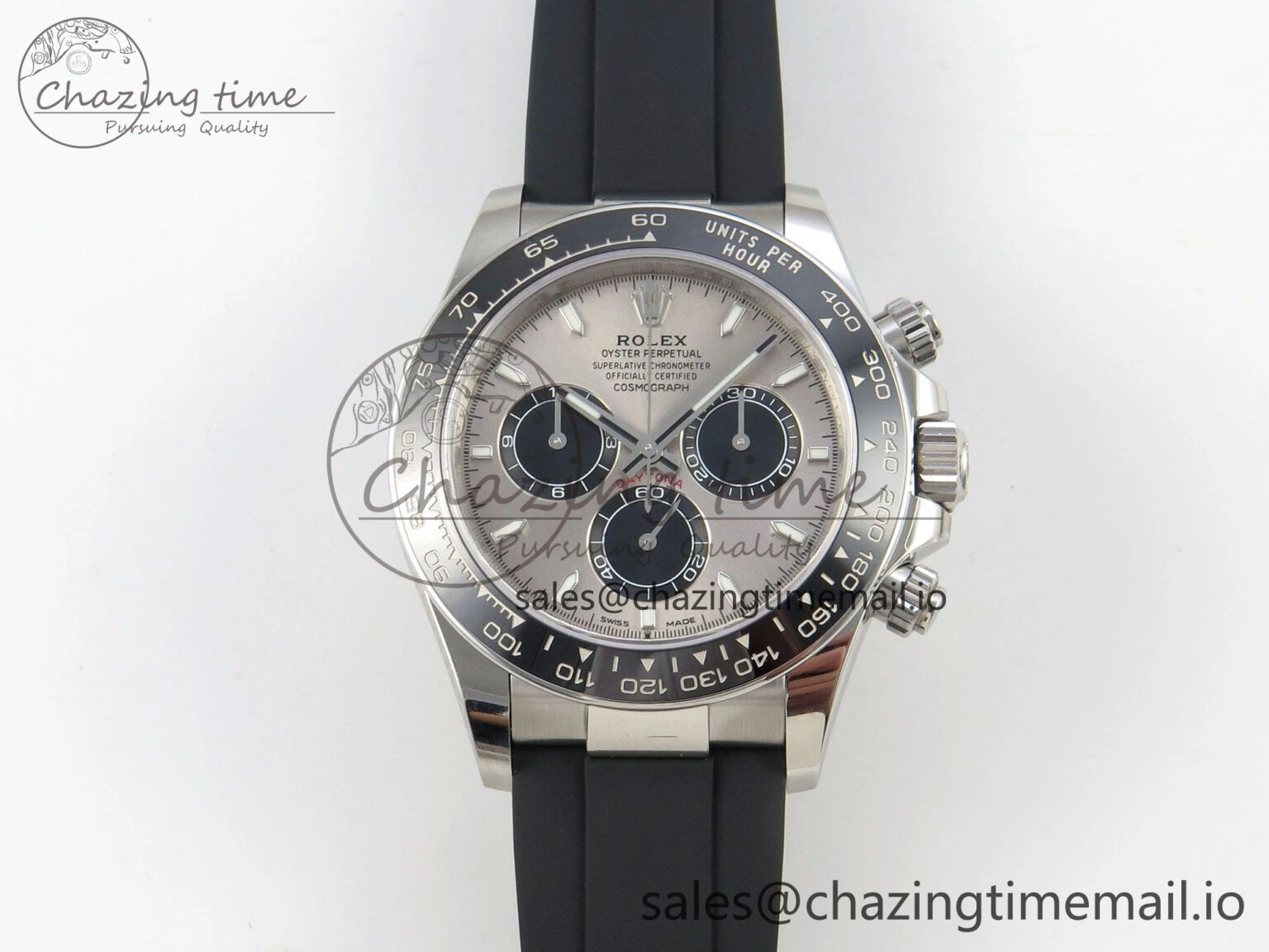 Reliable Daytona 126519 VSF 1:1 Best Edition Gray Black Dial on Oysterflex Strap VS4131 V2 (Weighted) 327