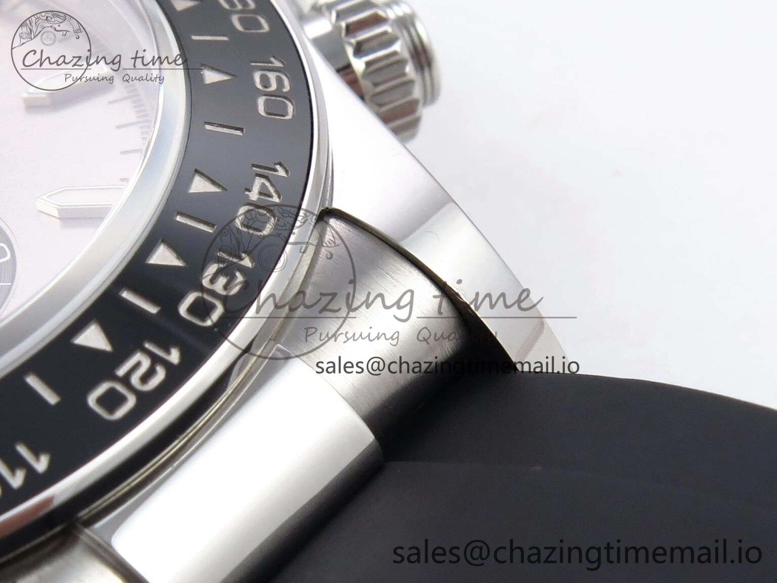GoAnywhere Daytona 126519LN APF 1:1 Best Edition 904L Steel Grey Dial on Black Rubber Strap DD 1115