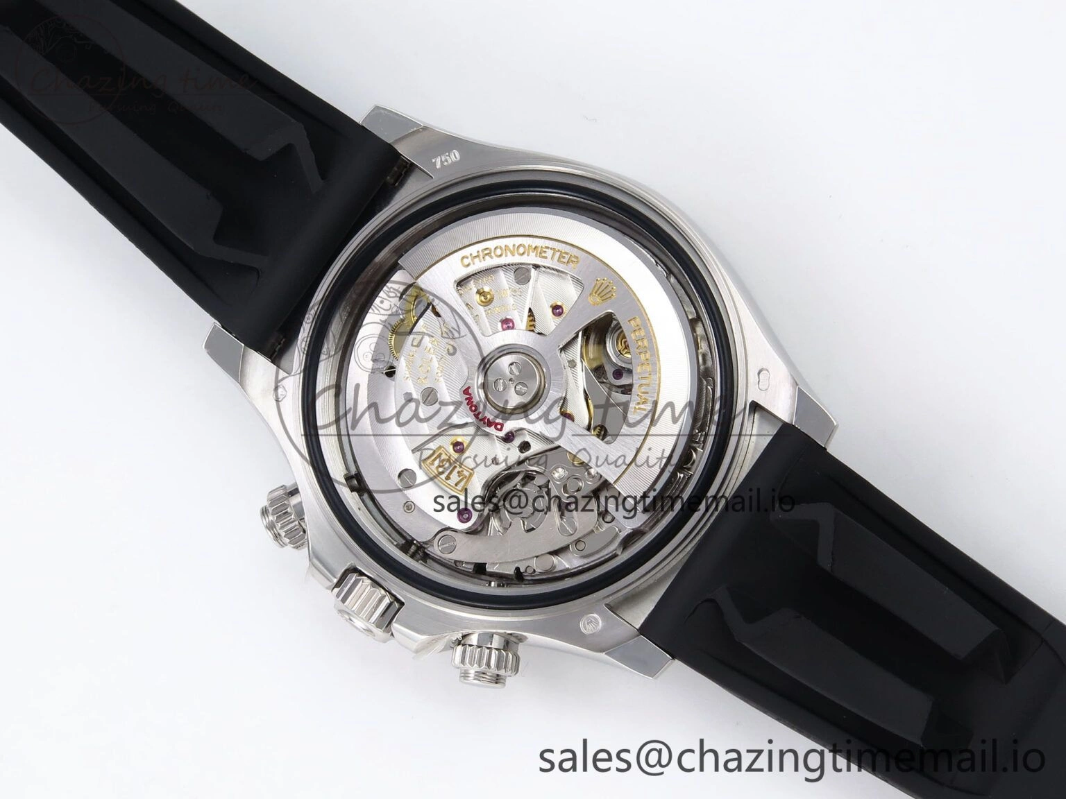 GoAnywhere Daytona 126519LN APF 1:1 Best Edition 904L Steel Grey Dial on Black Rubber Strap DD 1115