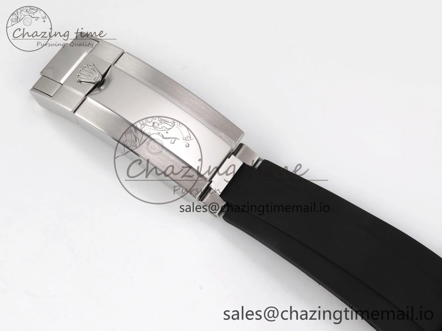 GoAnywhere Daytona 126519LN APF 1:1 Best Edition 904L Steel Grey Dial on Black Rubber Strap DD 1115