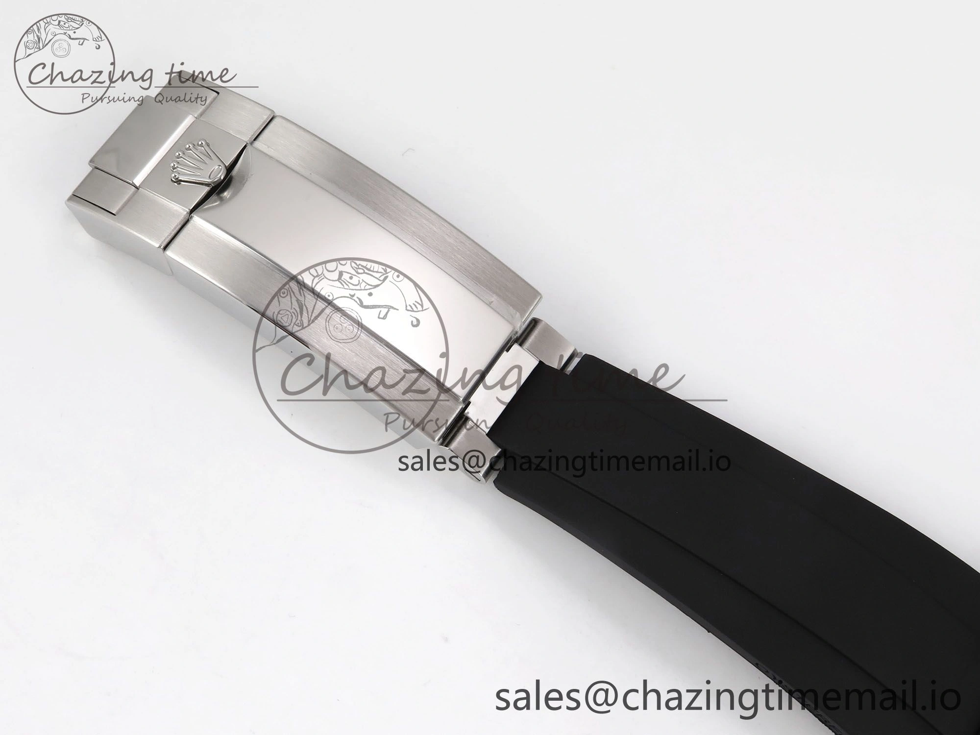 GoAnywhere Daytona 126519LN APF 1:1 Best Edition 904L Steel Grey Dial on Black Rubber Strap DD 1115