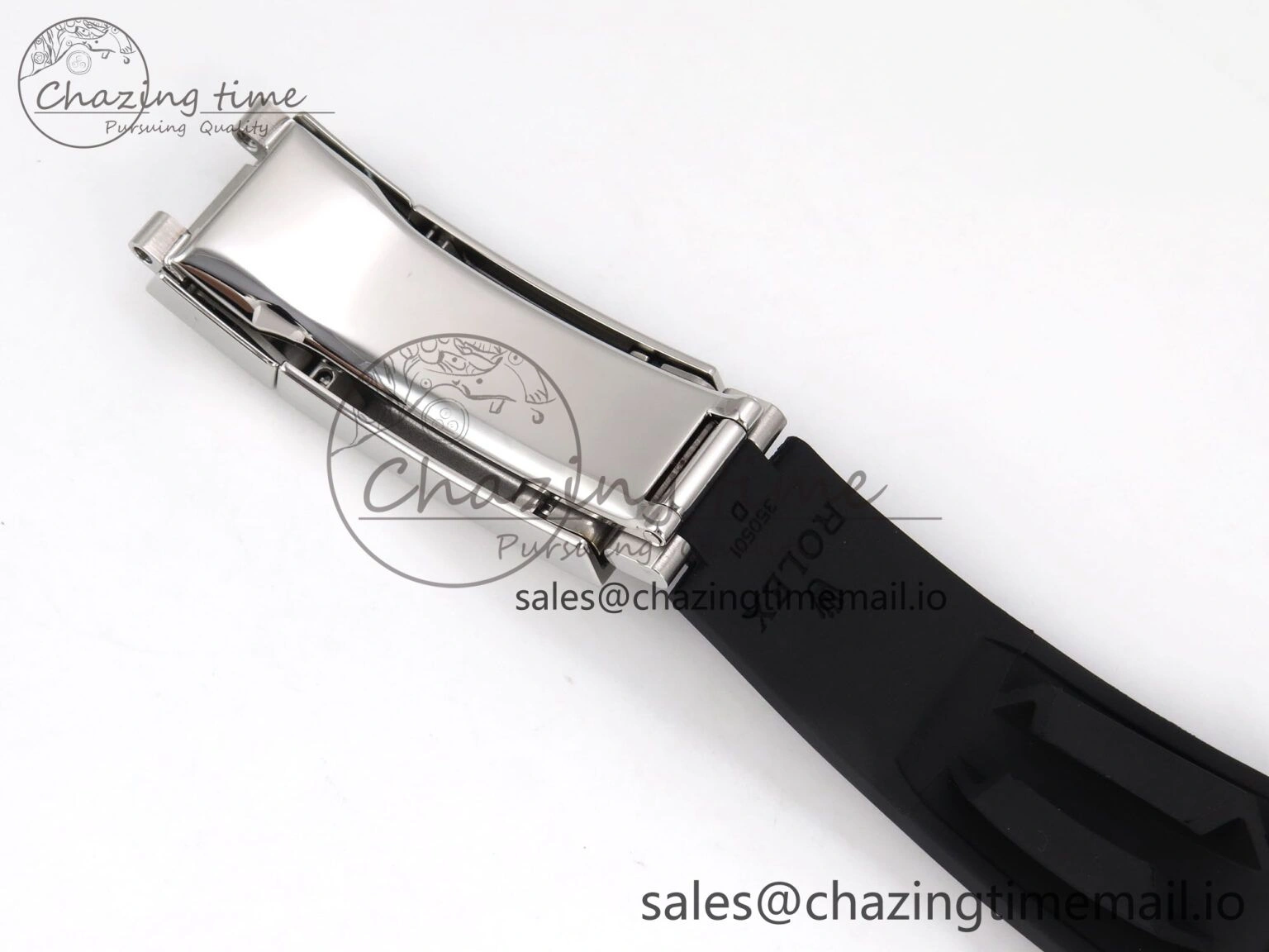 GoAnywhere Daytona 126519LN APF 1:1 Best Edition 904L Steel Grey Dial on Black Rubber Strap DD 1115