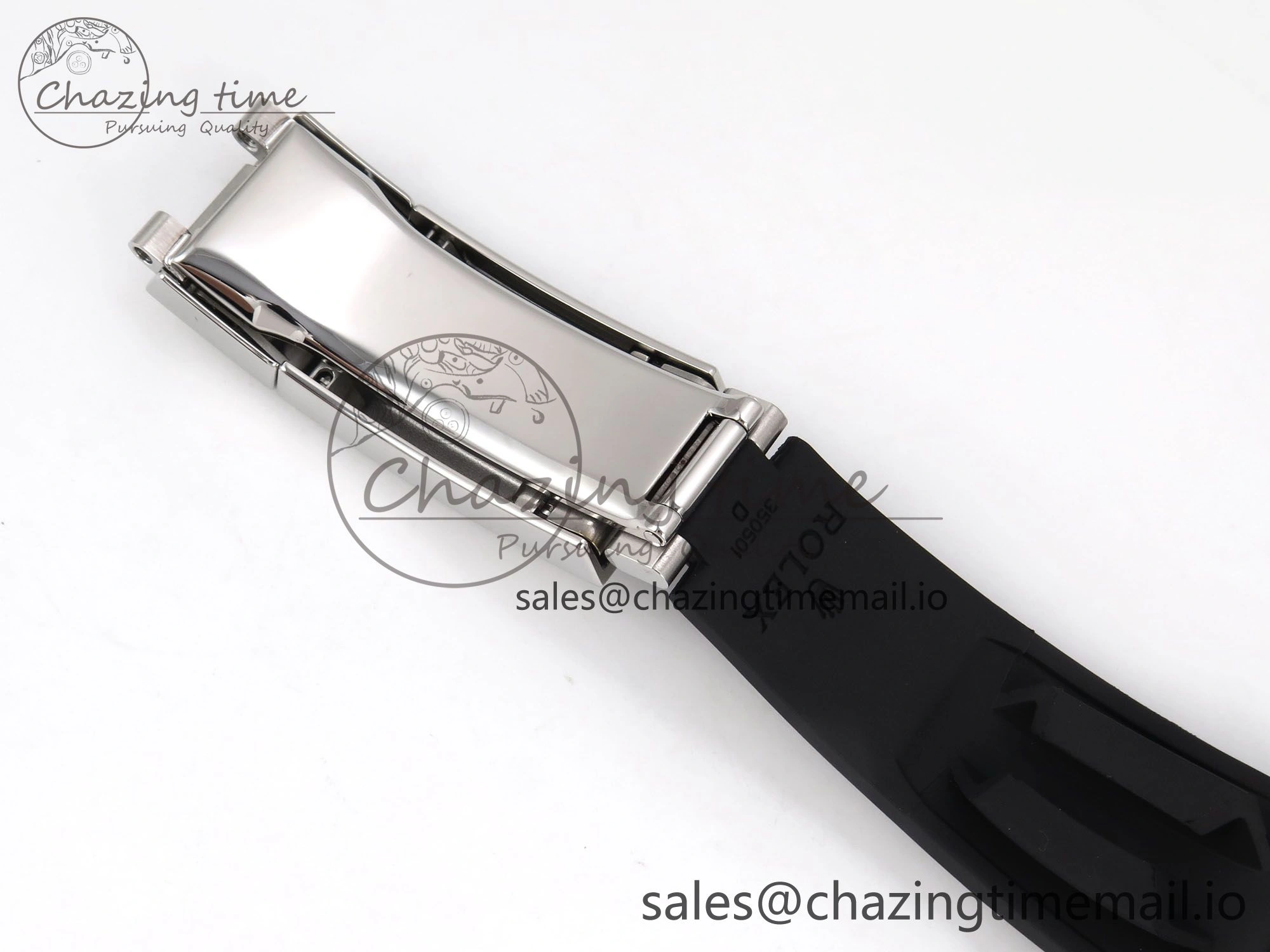 GoAnywhere Daytona 126519LN APF 1:1 Best Edition 904L Steel Grey Dial on Black Rubber Strap DD 1115