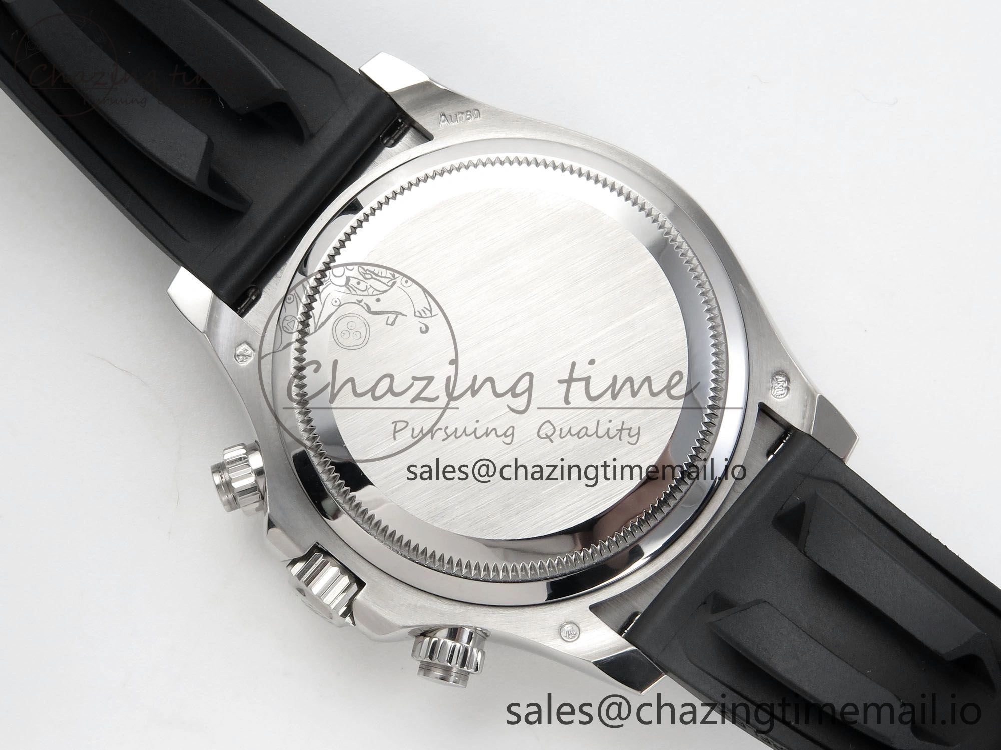 Daytona 126519LN SS Clean 1:1 Best Edition Black Diamonds Dial on Oysterflex Rubber Strap DD NewStyle 225