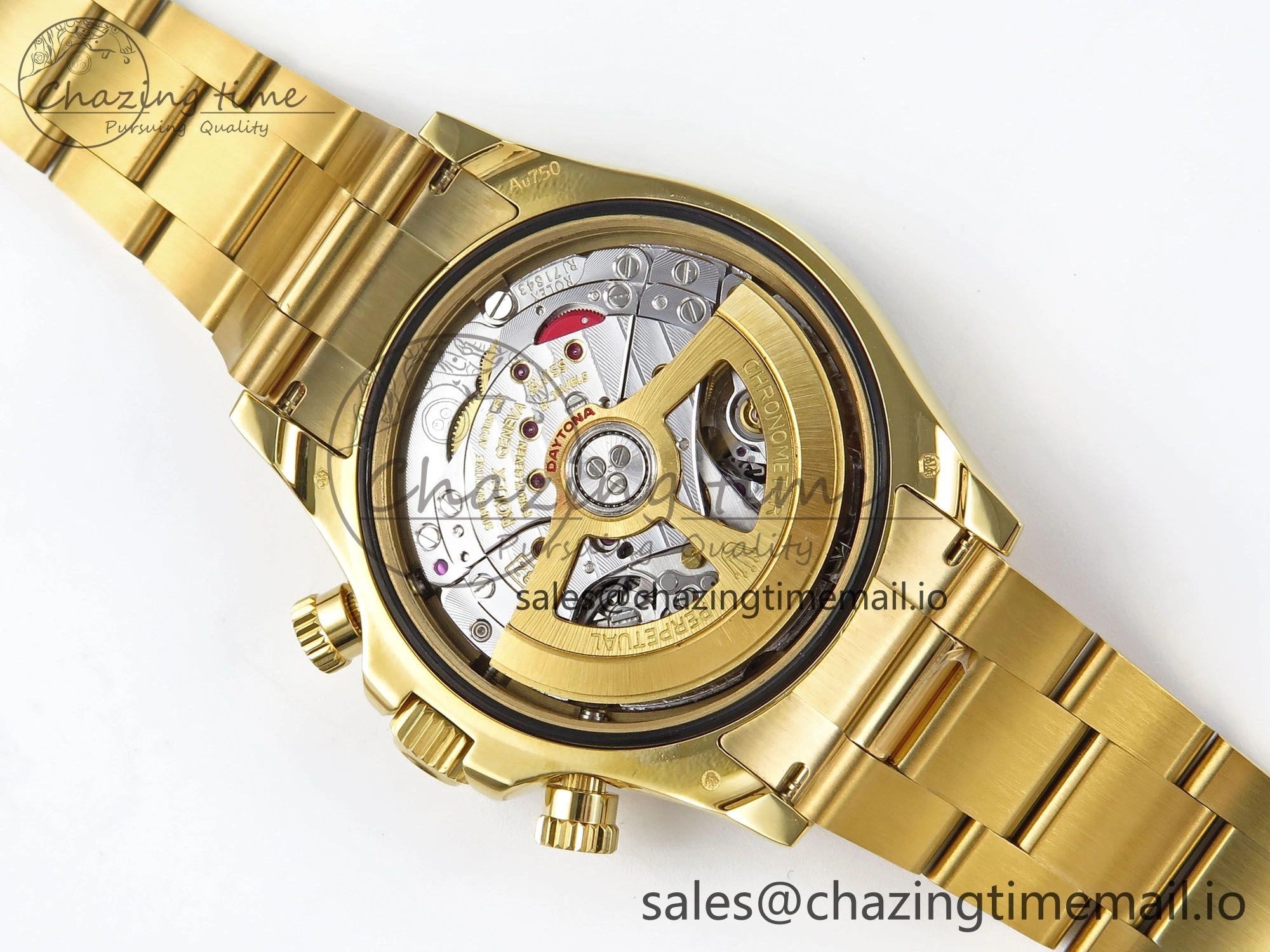 TopPick Daytona 126528 QF 1:1 Best Edition Black Dial Steel 904L on YG Bracelet V8 QF 654
