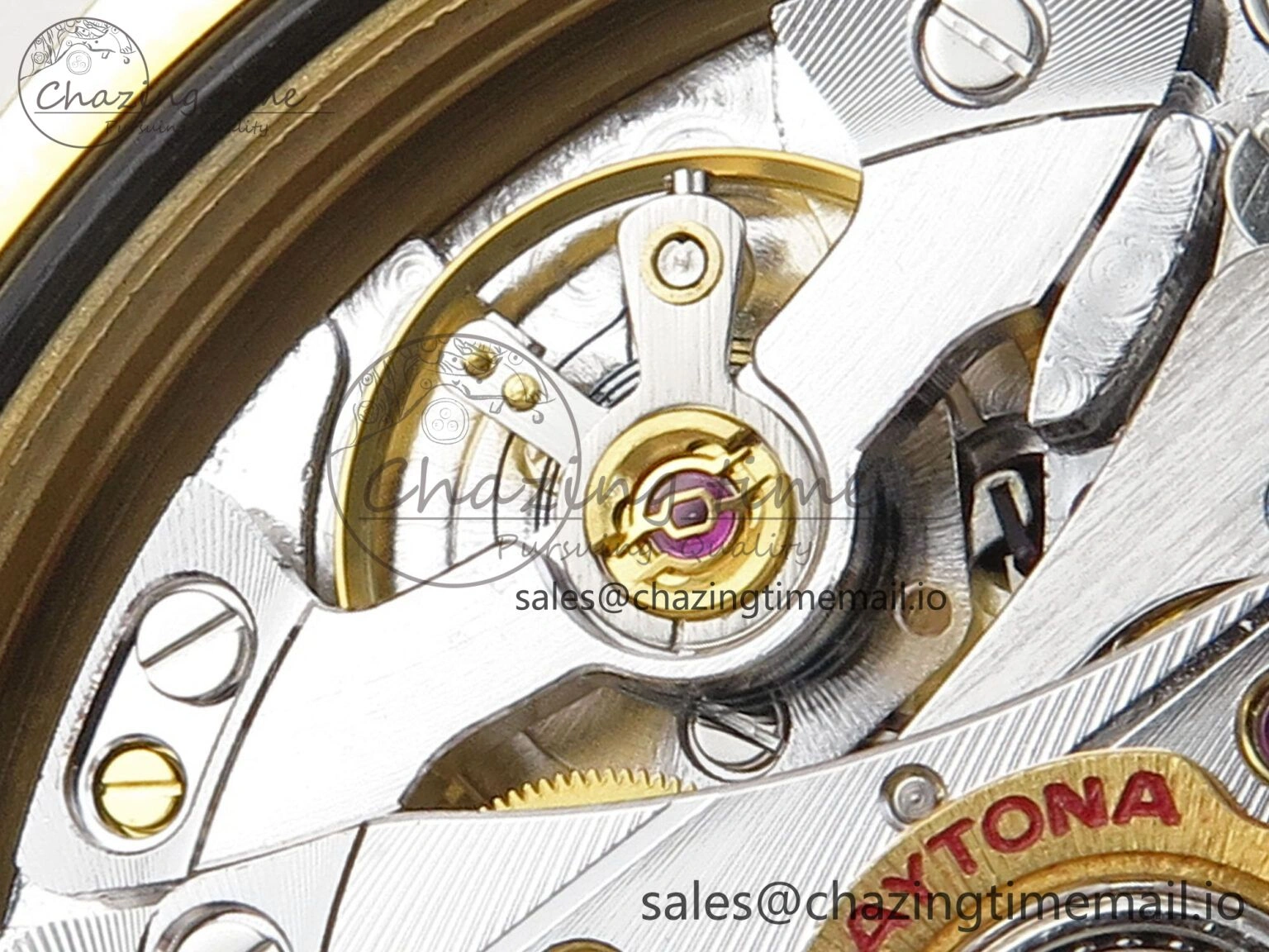 TopPick Daytona 126528 QF 1:1 Best Edition Black Dial Steel 904L on YG Bracelet V8 QF 654