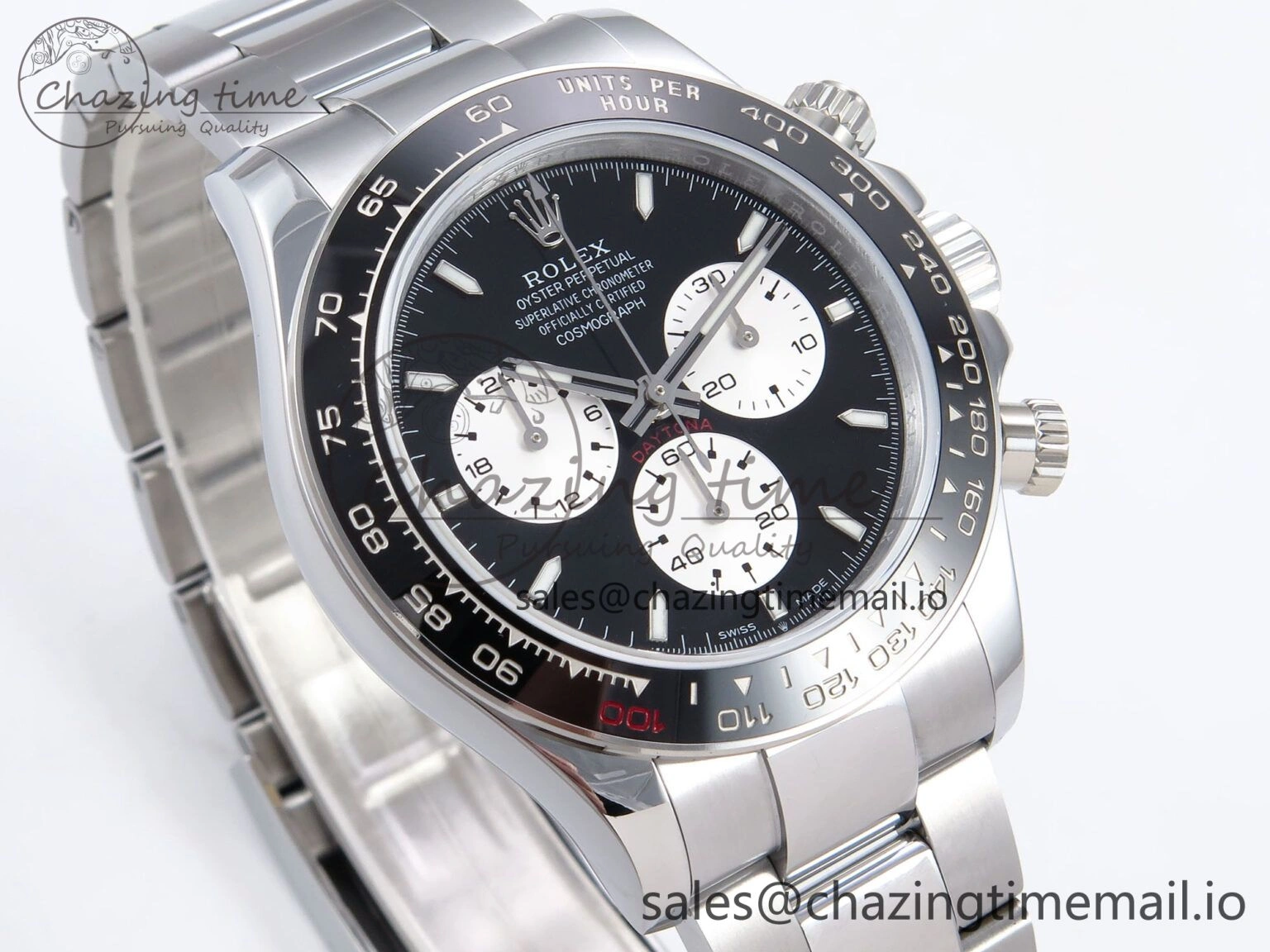StreetReady Daytona 126529LN Le Mans QF 1:1 Best Edition on SS Bracelet SH4132 V6 (Gain Weight） 1085