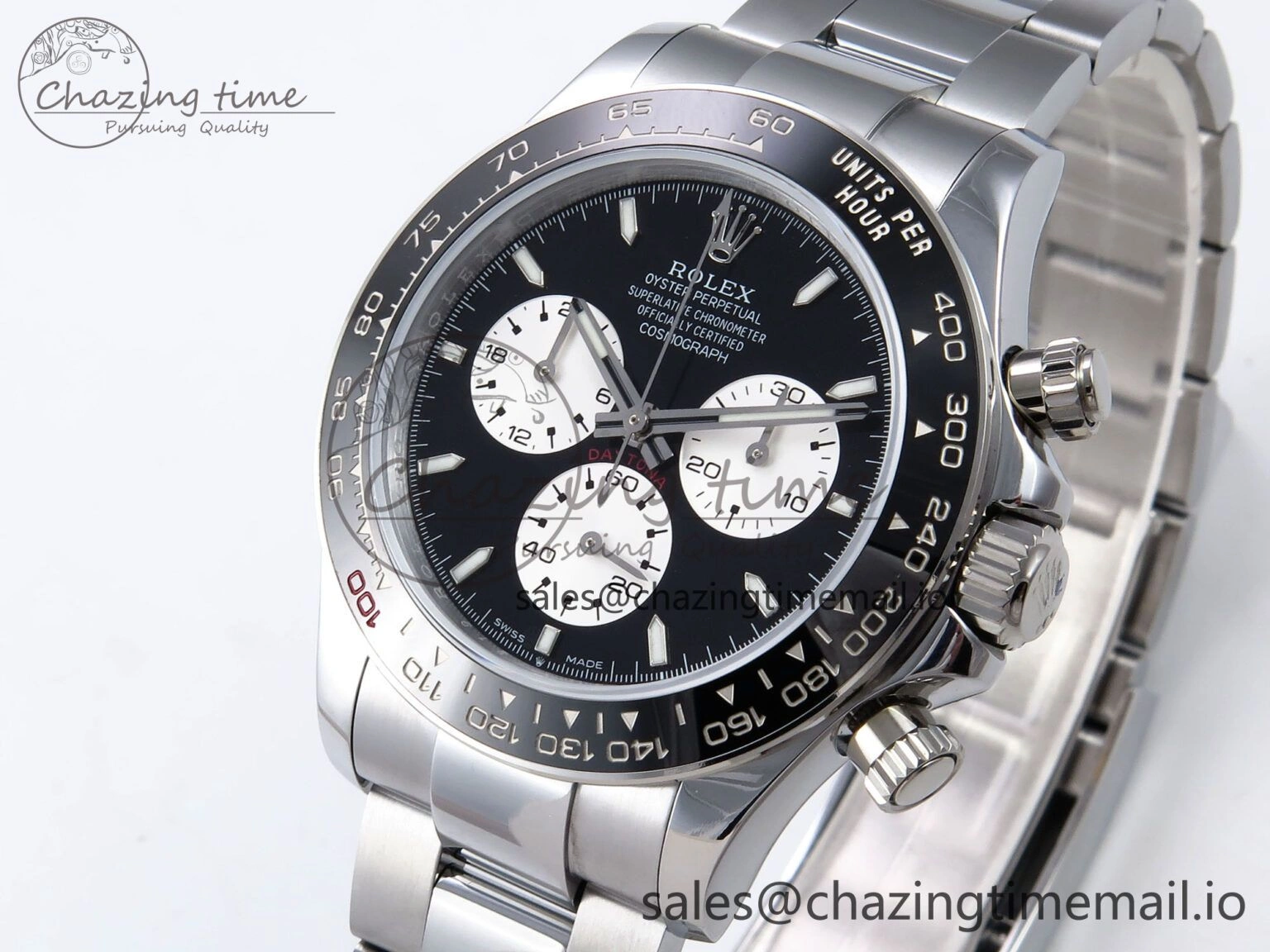 StreetReady Daytona 126529LN Le Mans QF 1:1 Best Edition on SS Bracelet SH4132 V6 (Gain Weight） 1085
