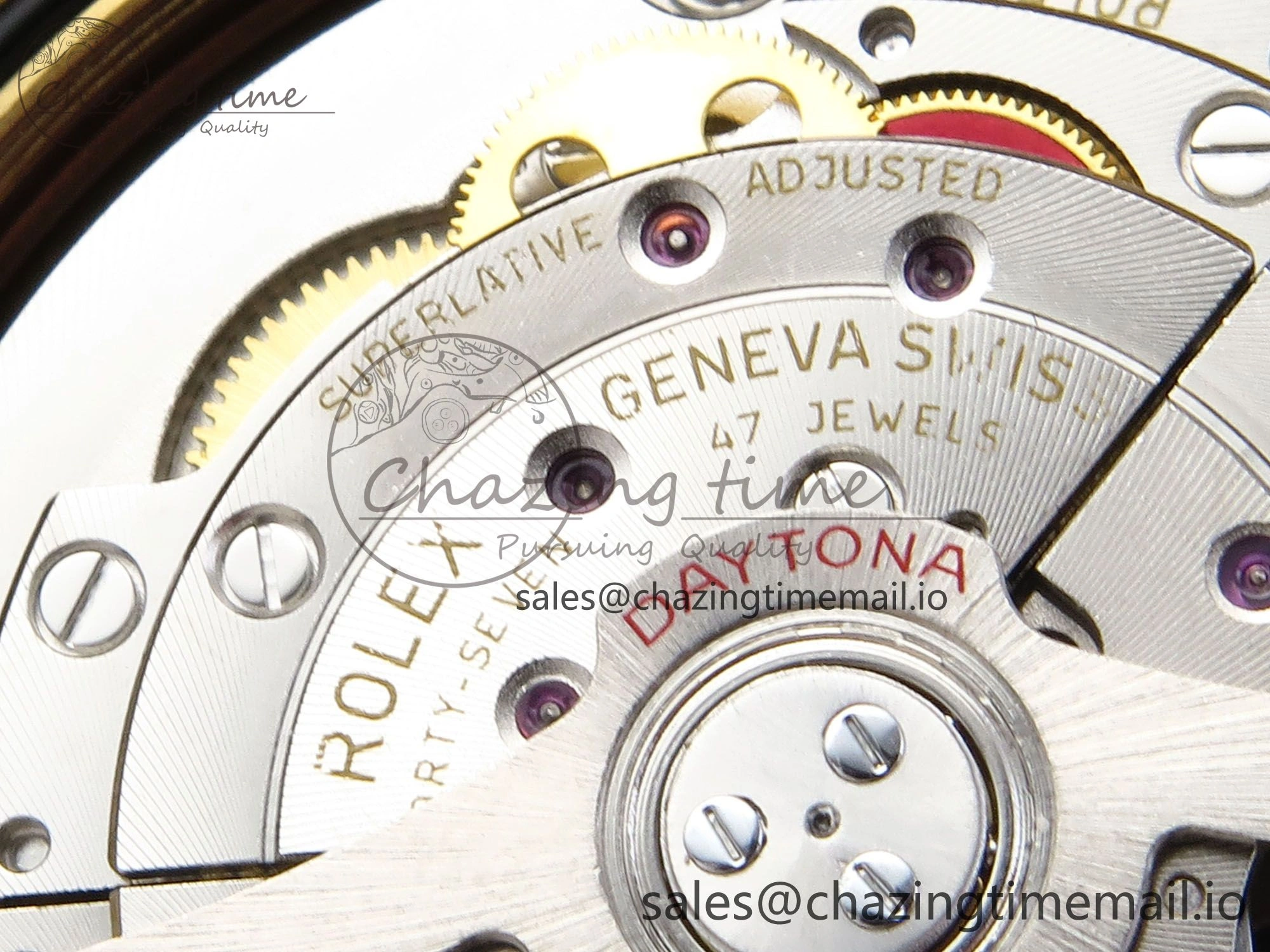 Stylish Daytona 126538TBR EWEF 1:1 Best Edition 904L Steel YG Crystal Dial Diamonds Bezel on Black Rubber Strap SH 463