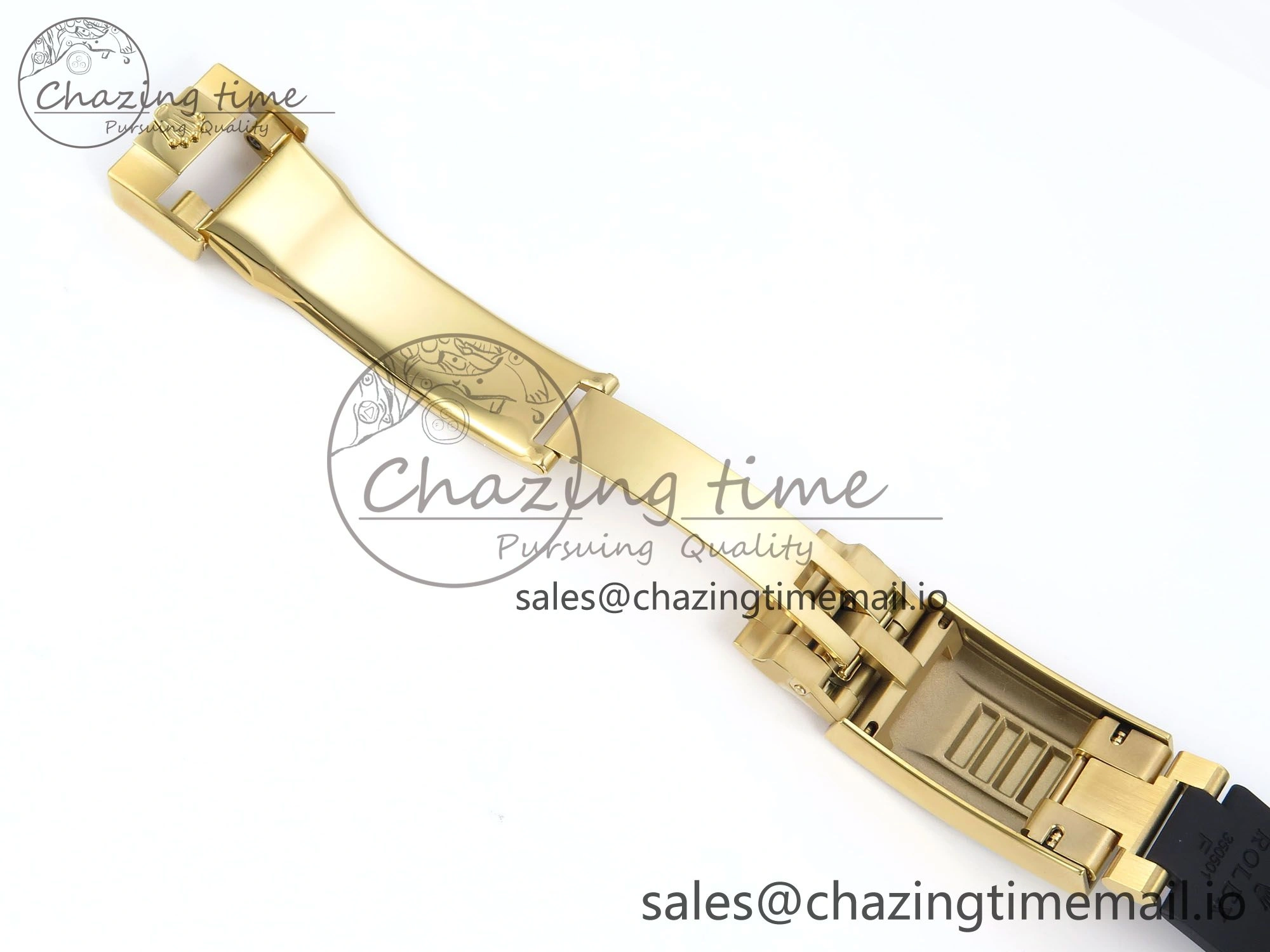 Stylish Daytona 126538TBR EWEF 1:1 Best Edition 904L Steel YG Crystal Dial Diamonds Bezel on Black Rubber Strap SH 463