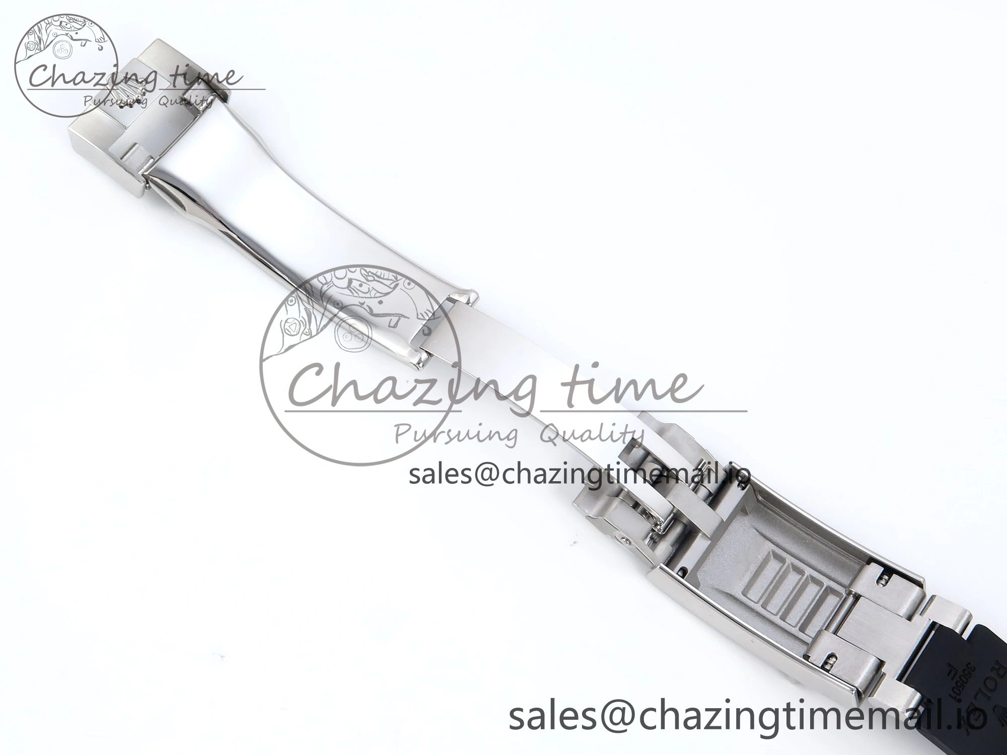 Attractive Daytona 126539TBR EWEF 1:1 Best Edition 904L Steel Gray Crystal Dial Diamonds Bezel on Black Rubber Strap SH 466