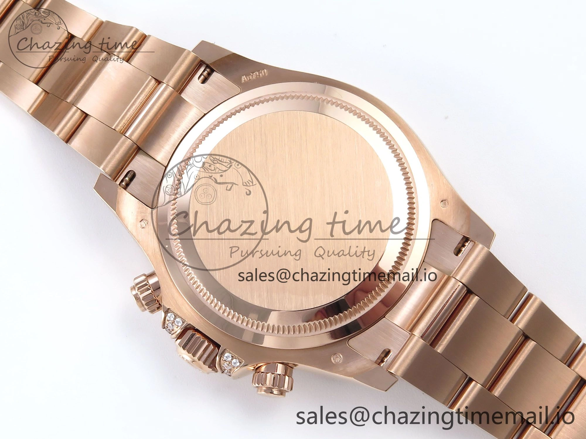 FastDry Daytona 126595TBR EWEF 1:1 Best Edition 904L Steel RG Crystal Dial Diamonds Bezel on RG Bracelet SH 469