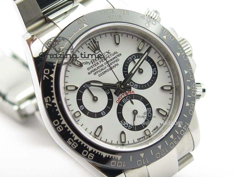 Snug Daytona 2016 Baselworld 116500 LN JF Best Edition White Dial On SS Bracelet A 3952