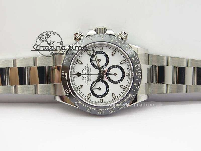 Snug Daytona 2016 Baselworld 116500 LN JF Best Edition White Dial On SS Bracelet A 3952