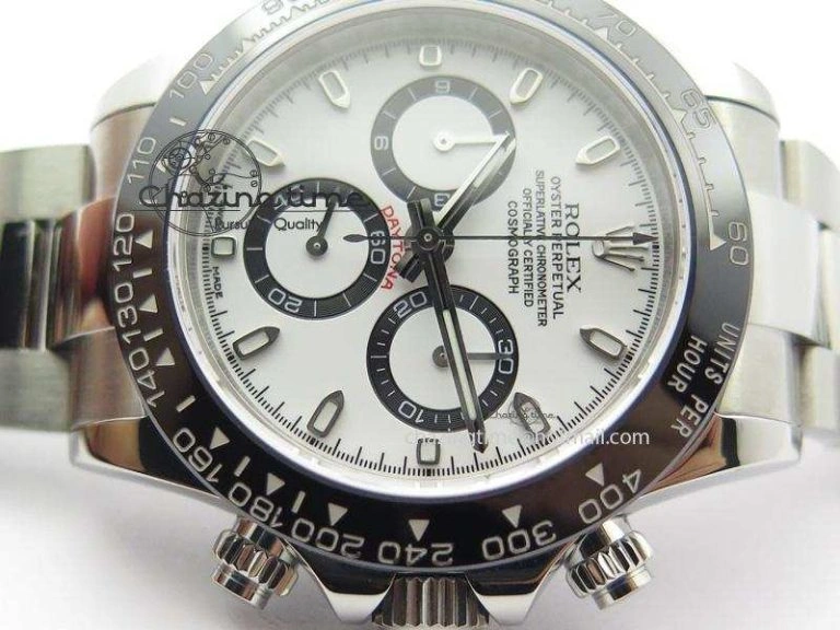 Snug Daytona 2016 Baselworld 116500 LN JF Best Edition White Dial On SS Bracelet A 3952