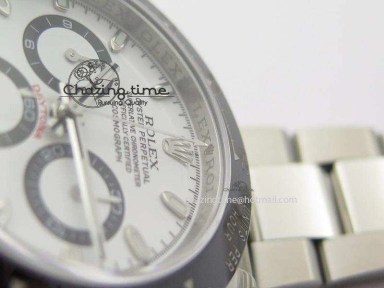 Snug Daytona 2016 Baselworld 116500 LN JF Best Edition White Dial On SS Bracelet A 3952