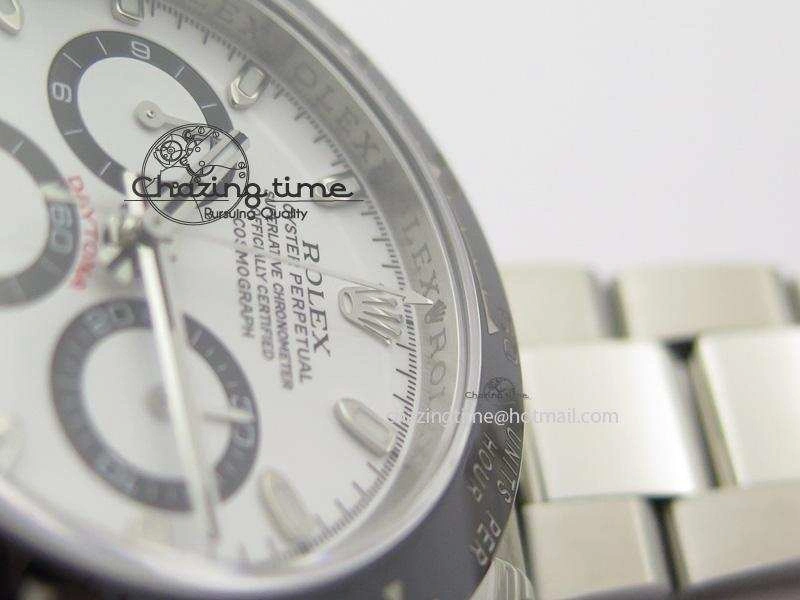 Snug Daytona 2016 Baselworld 116500 LN JF Best Edition White Dial On SS Bracelet A 3952