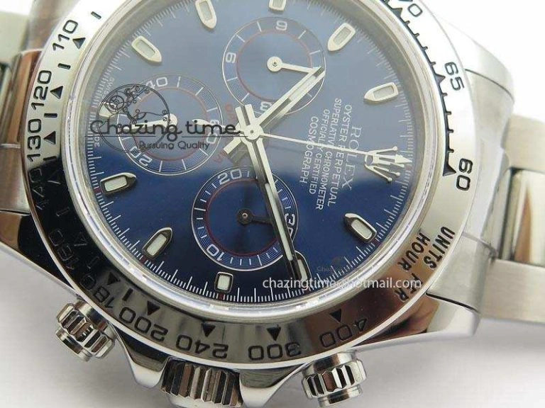 Daytona 2016 Baselworld 116509 JF Best Edition Blue Dial On SS Bracelet A23J (Same Thickness as Genuine) OdorResistant 3914