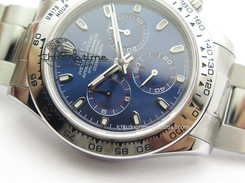 Daytona 2016 Baselworld 116509 JF Best Edition Blue Dial On SS Bracelet A23J (Same Thickness as Genuine) OdorResistant 3914