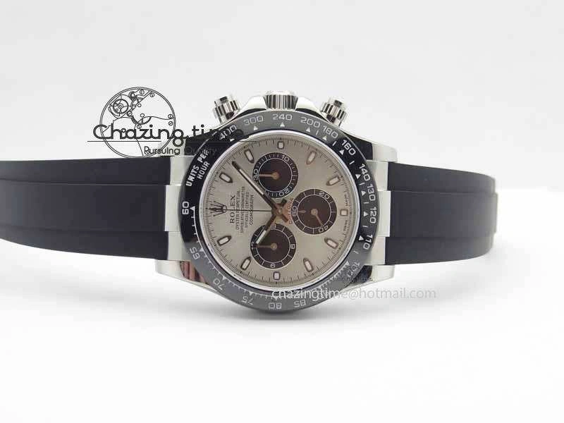 Daytona 2017 BP-Maker Best Edition Silver Dial On Rubber Strap A7750@6 (A4130) EasyCare 3657