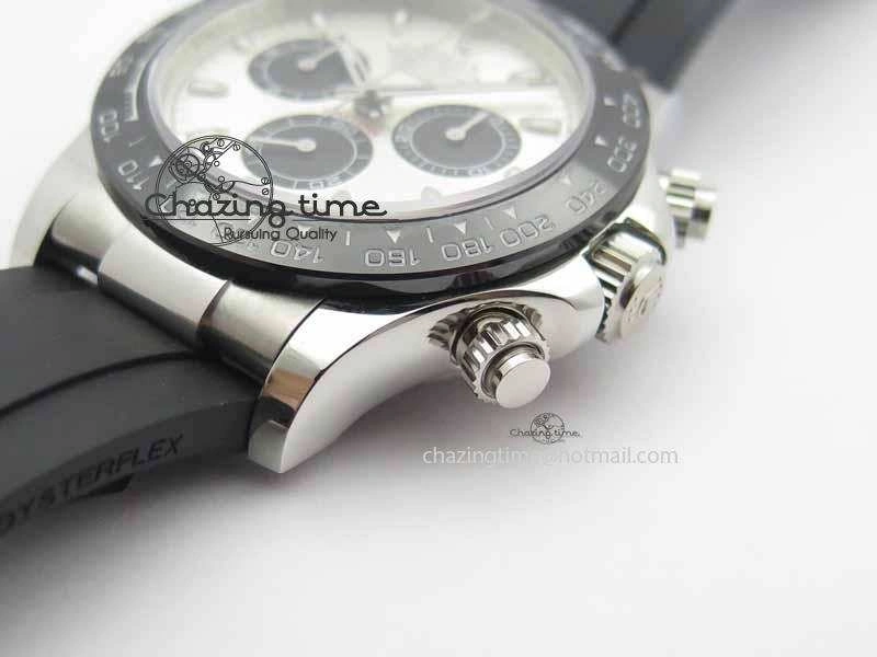 Daytona 2017 BP-Maker Best Edition Silver Dial On Rubber Strap A7750@6 (A4130) EasyCare 3657