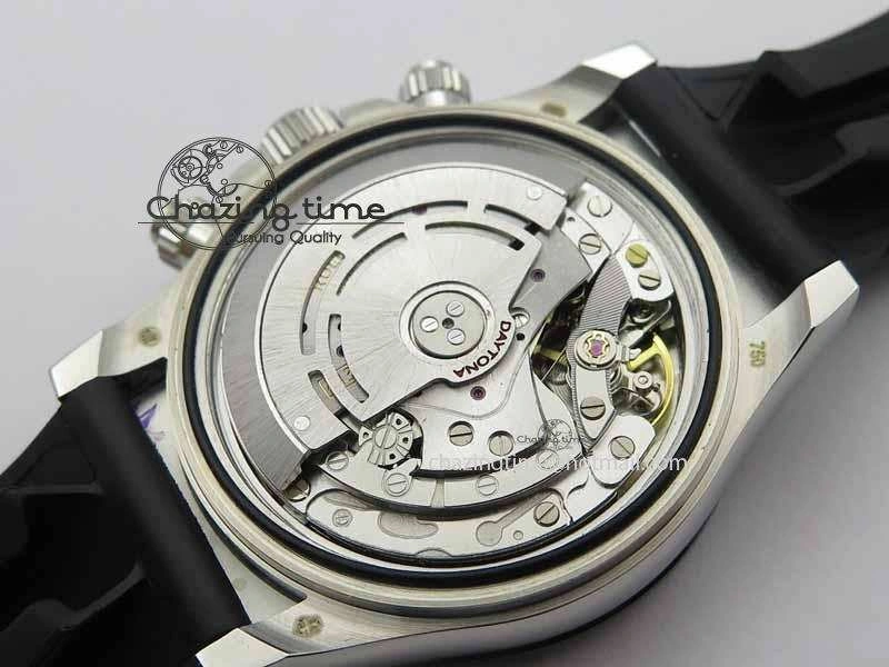 Daytona 2017 BP-Maker Best Edition Silver Dial On Rubber Strap A7750@6 (A4130) EasyCare 3657