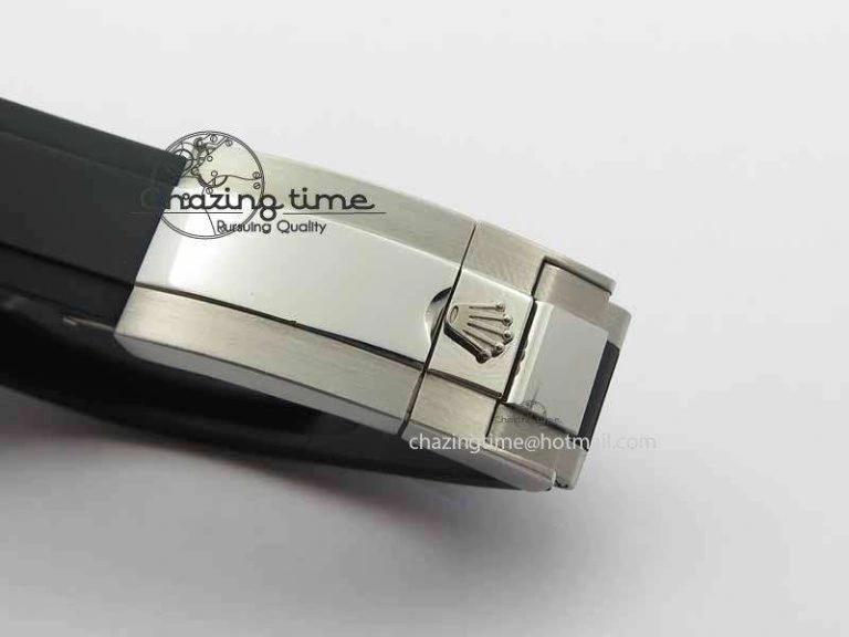 Attractive Daytona 2017 BP-Maker Best Edition Silver Dial On Rubber Strap A7750@ 3658