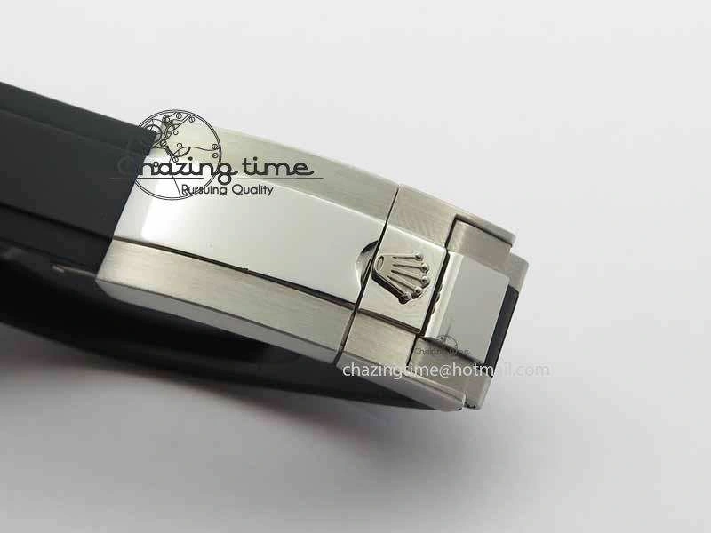 Attractive Daytona 2017 BP-Maker Best Edition Silver Dial On Rubber Strap A7750@ 3658