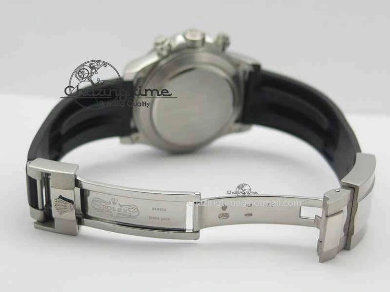 Attractive Daytona 2017 BP-Maker Best Edition Silver Dial On Rubber Strap A7750@ 3658
