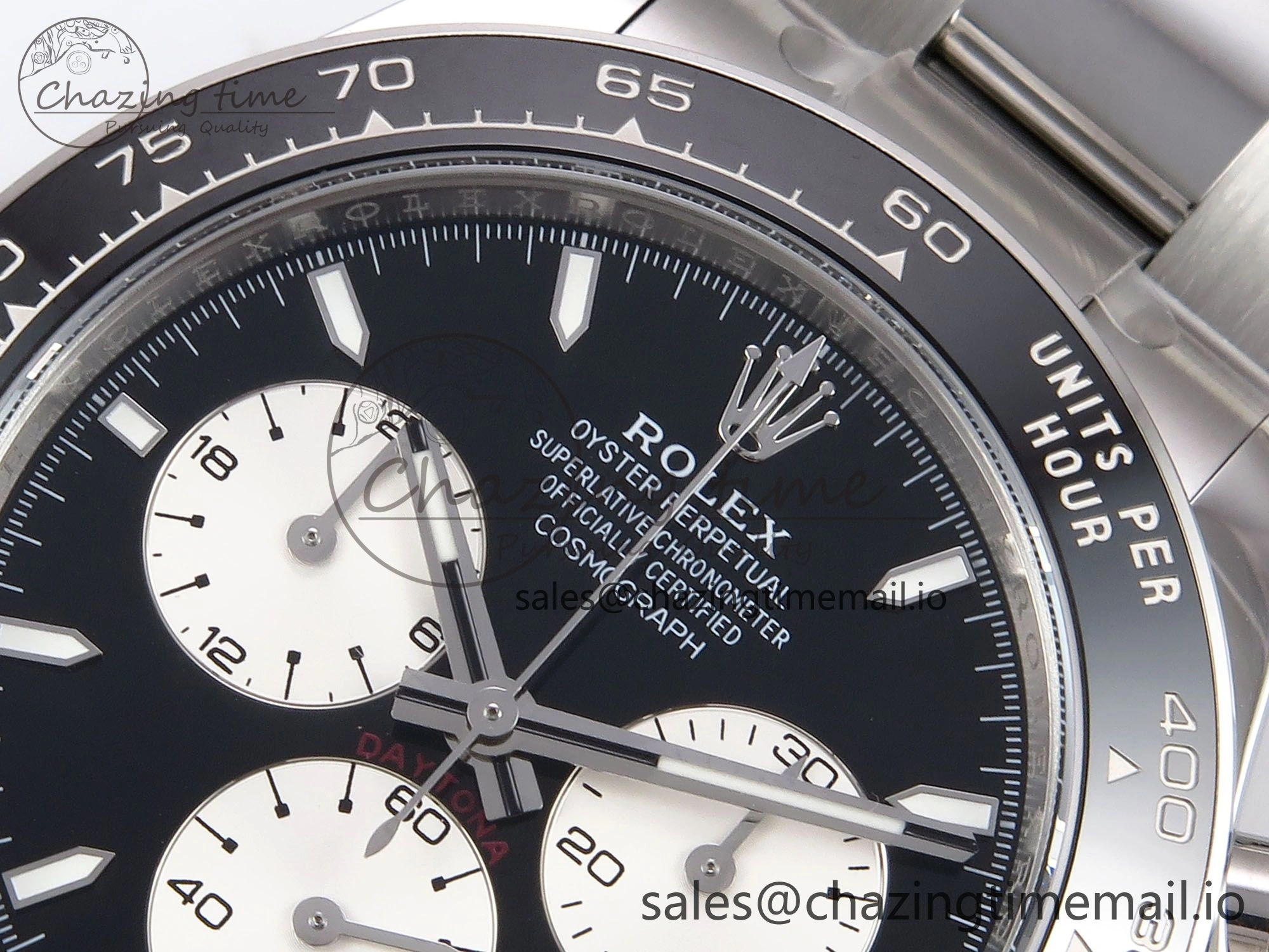 Breathable Daytona 2023 126529 Le Mans APSF 1:1 Best Edition Black Dial On 904L SS Case and Bracelet SH 1117