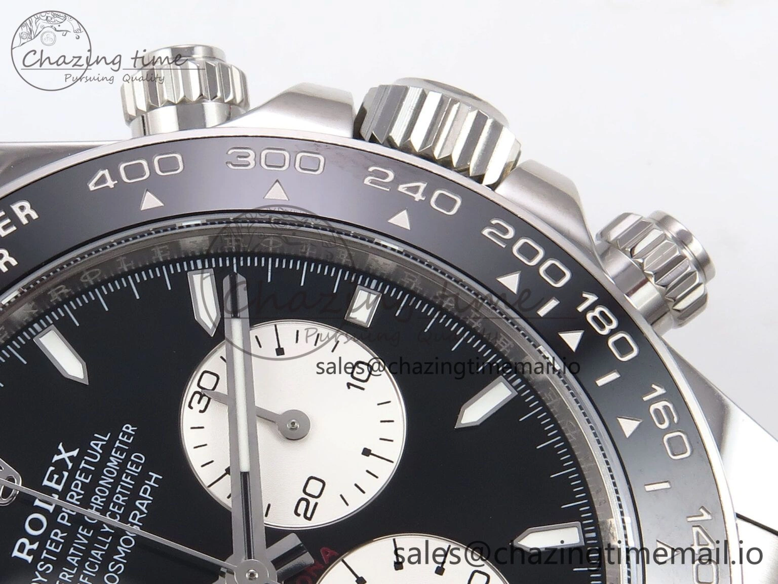 Breathable Daytona 2023 126529 Le Mans APSF 1:1 Best Edition Black Dial On 904L SS Case and Bracelet SH 1117