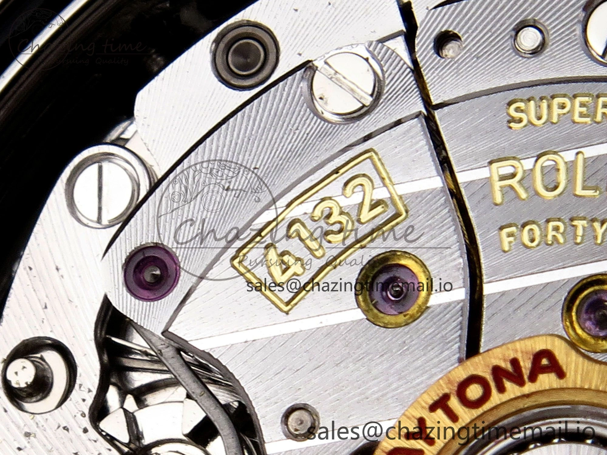 Breathable Daytona 2023 126529 Le Mans APSF 1:1 Best Edition Black Dial On 904L SS Case and Bracelet SH 1117