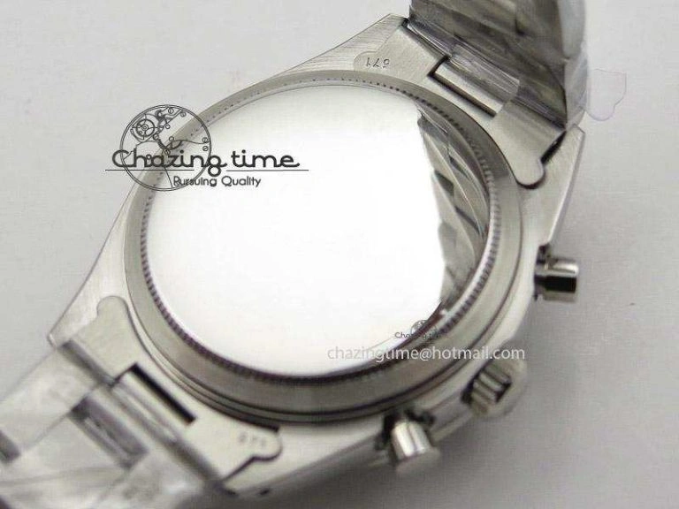 HighQuality Daytona 6263 Paul Newman Hand Wind Movement SS Venus 75 Black Dial 4050
