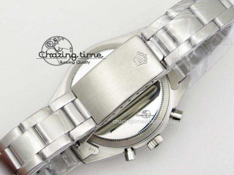 HighQuality Daytona 6263 Paul Newman Hand Wind Movement SS Venus 75 Black Dial 4050
