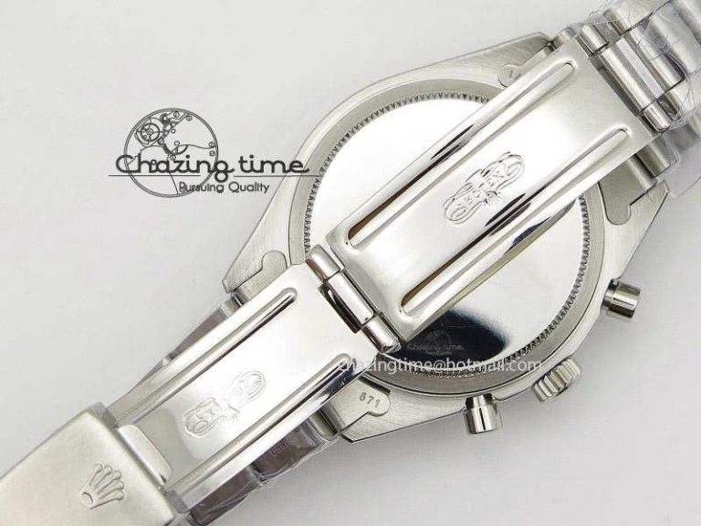 HighQuality Daytona 6263 Paul Newman Hand Wind Movement SS Venus 75 Black Dial 4050