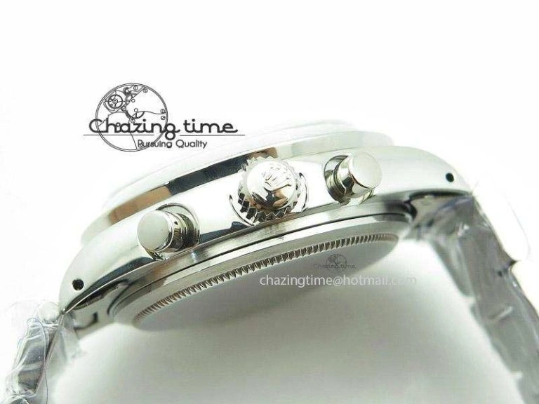 Flexible Daytona 6263 Paul Newman Hand Wind Movement SS Venus 75 White Dial 4049