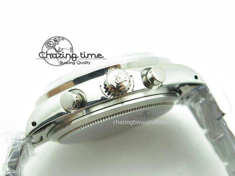 Flexible Daytona 6263 Paul Newman Hand Wind Movement SS Venus 75 White Dial 4049
