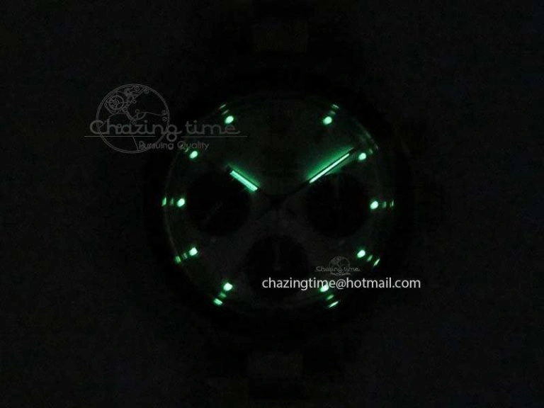 SportInspired Daytona 6263 SS White Black Dial Black Tachymeter Bezel On SS Bracelet Venus 3858