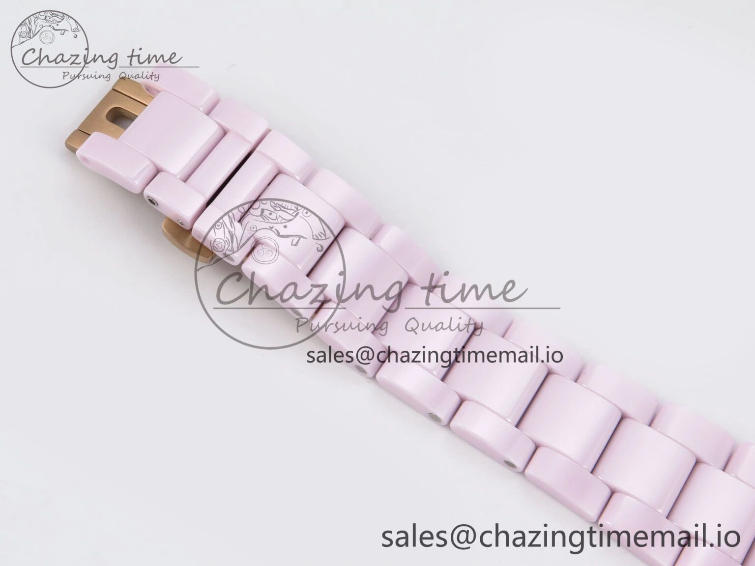SmoothTexture Daytona AET Pink Ceramic Case and Bracelet Pink Dial N6F Best Edition SA 1194