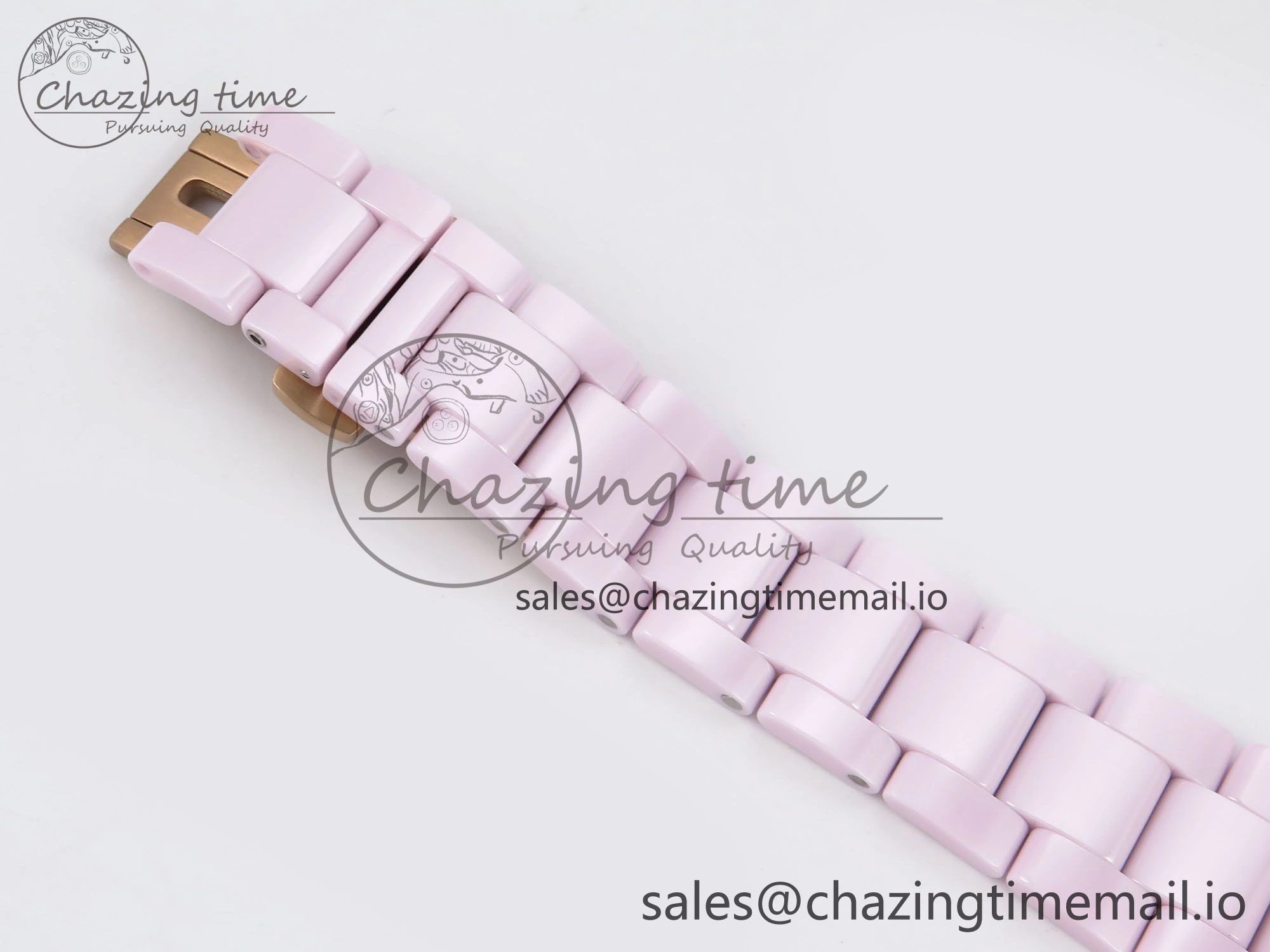 SmoothTexture Daytona AET Pink Ceramic Case and Bracelet Pink Dial N6F Best Edition SA 1194
