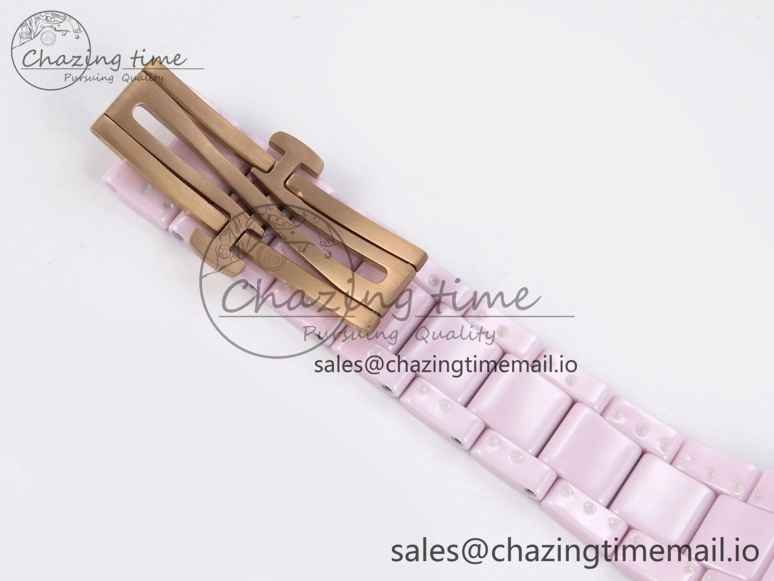 SmoothTexture Daytona AET Pink Ceramic Case and Bracelet Pink Dial N6F Best Edition SA 1194